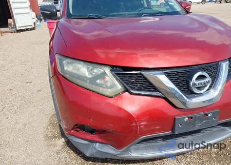 2015 Nissan Rogue Sv из США, поврежденный, VIN 5N1AT2ML0FC811036